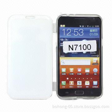 Cases for Samsung N7100, Made of TPU Material, TPU Cover Bottom Surface